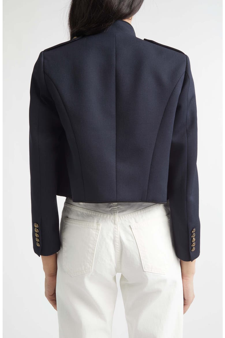 Betsy Virgin Wool Military Jacket, Alternate, color, MIDNIGHT