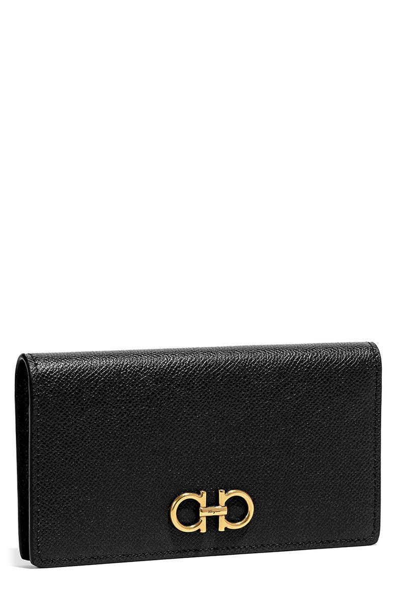 Gancini Continental Wallet, Main, color, NERO