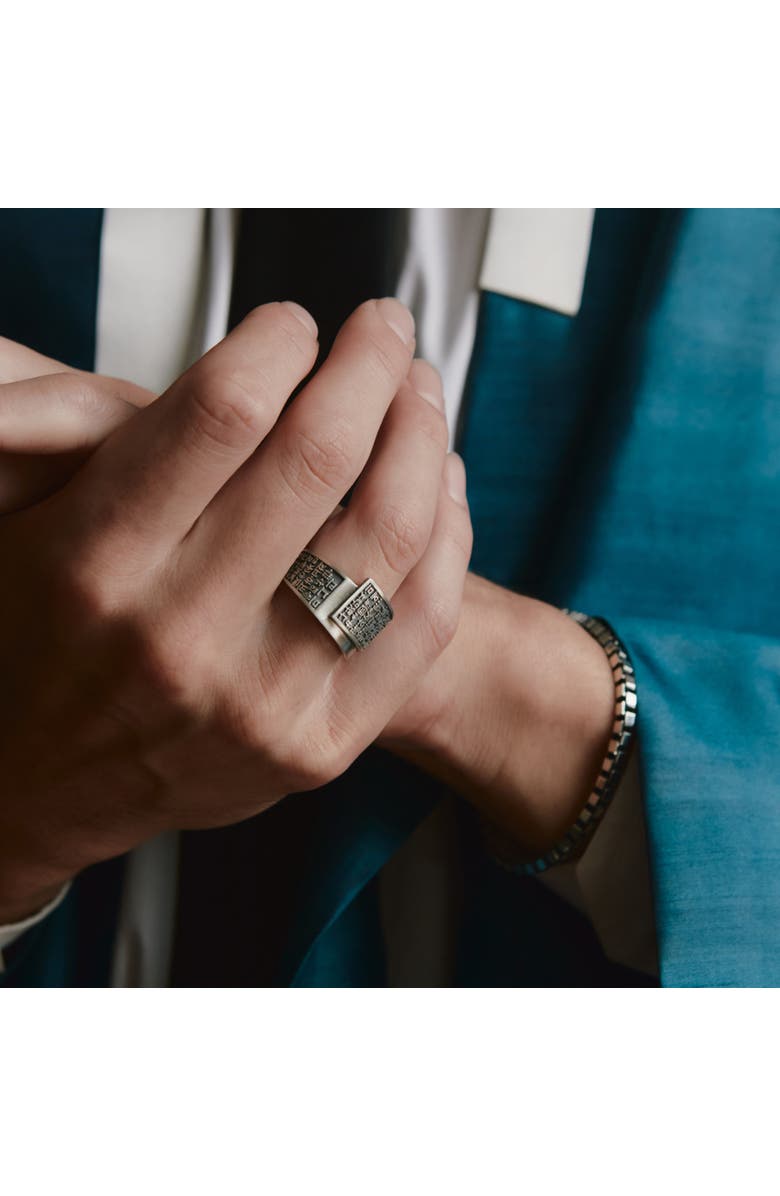 LOUPN For the People Ring, Alternate, color, Silver