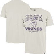 '47 Men's '47 Natural Minnesota Vikings Head On Scrum Slub T-Shirt