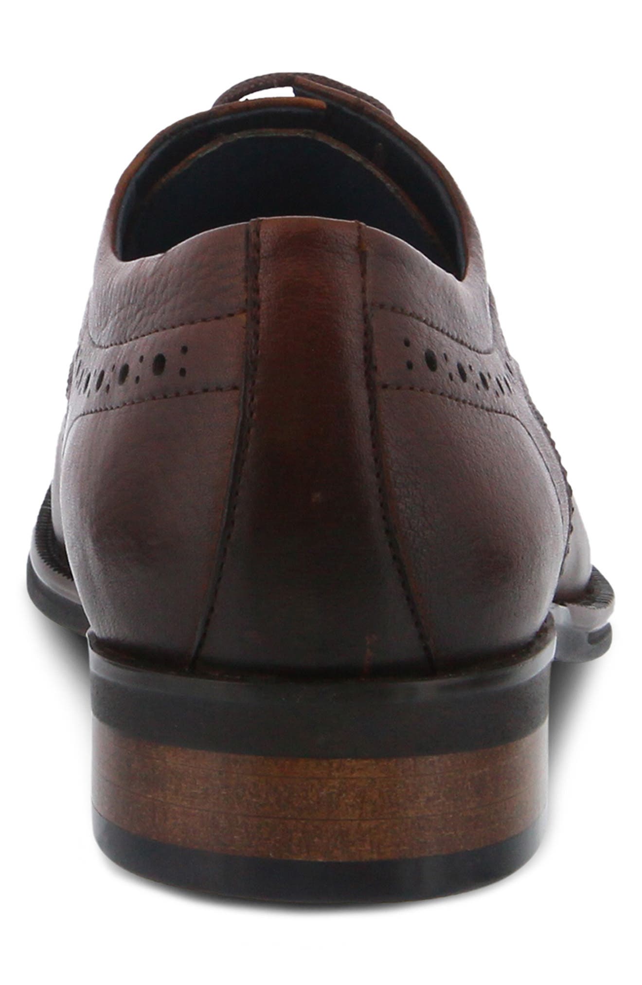 Spring Step Charlie Leather Derby, Alternate, color, Brown
