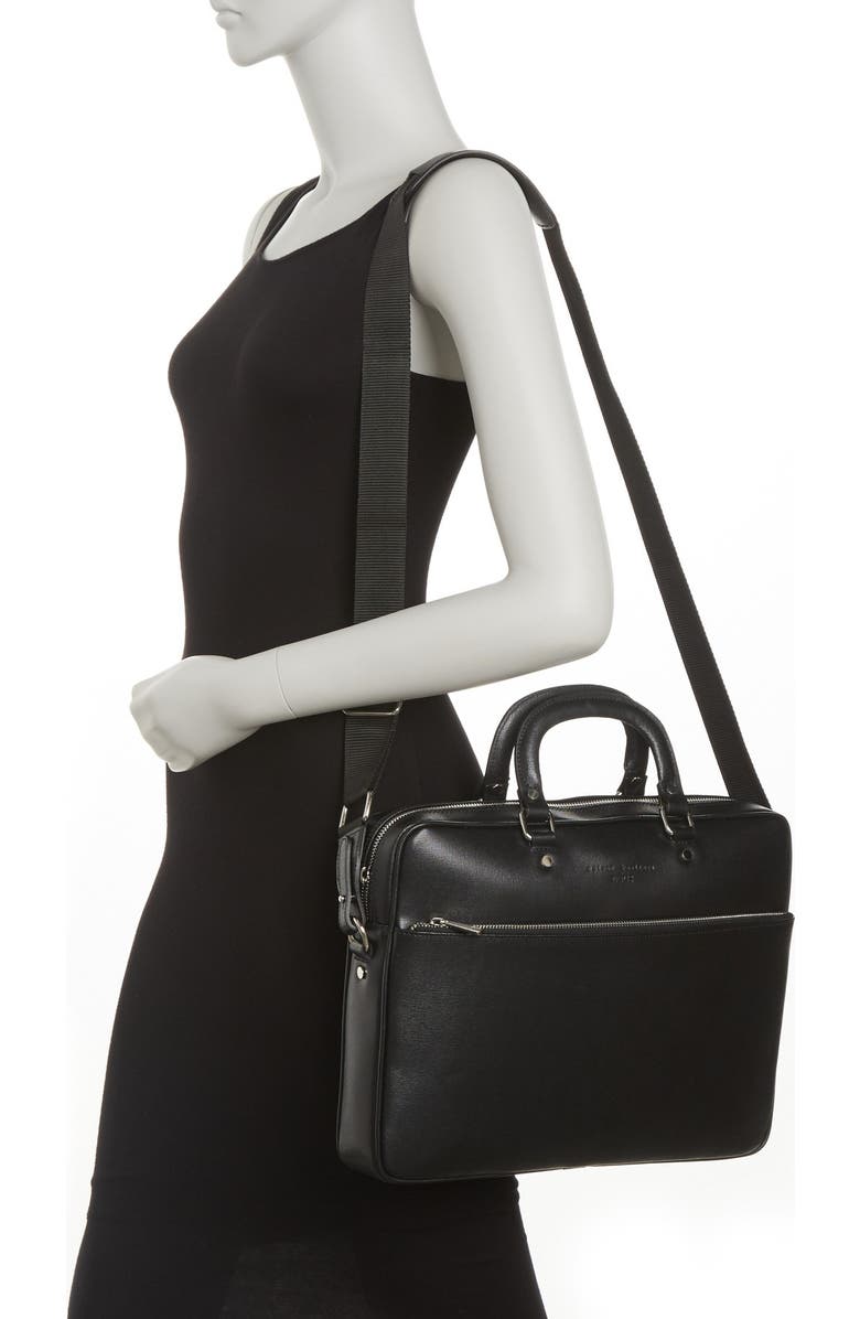 MAISON HERITAGE Briefcase Leather Shoulder Bag, Alternate, color,