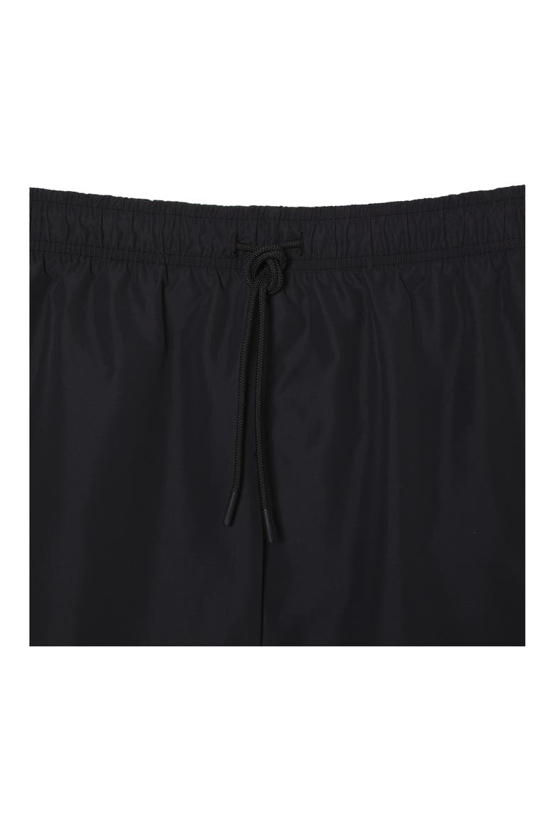 Recycled Polyester Swim Trunks, Alternate, color, 964 NOIR/ VERT