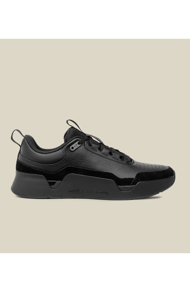 while on earth<sup>™</sup> Leather Trainer, Main, color, Black