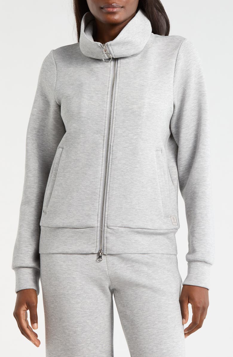 MPG Dreamweave<sup>™</sup> Oversize Zip Jacket, Alternate, color, Heather Concrete