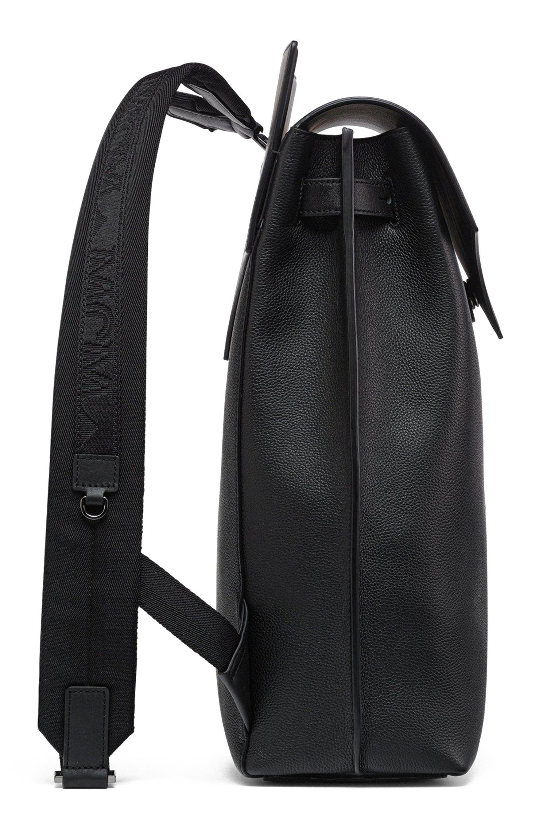 MCM Diamond Backpack in Embossed Leather, Alternate, color, 