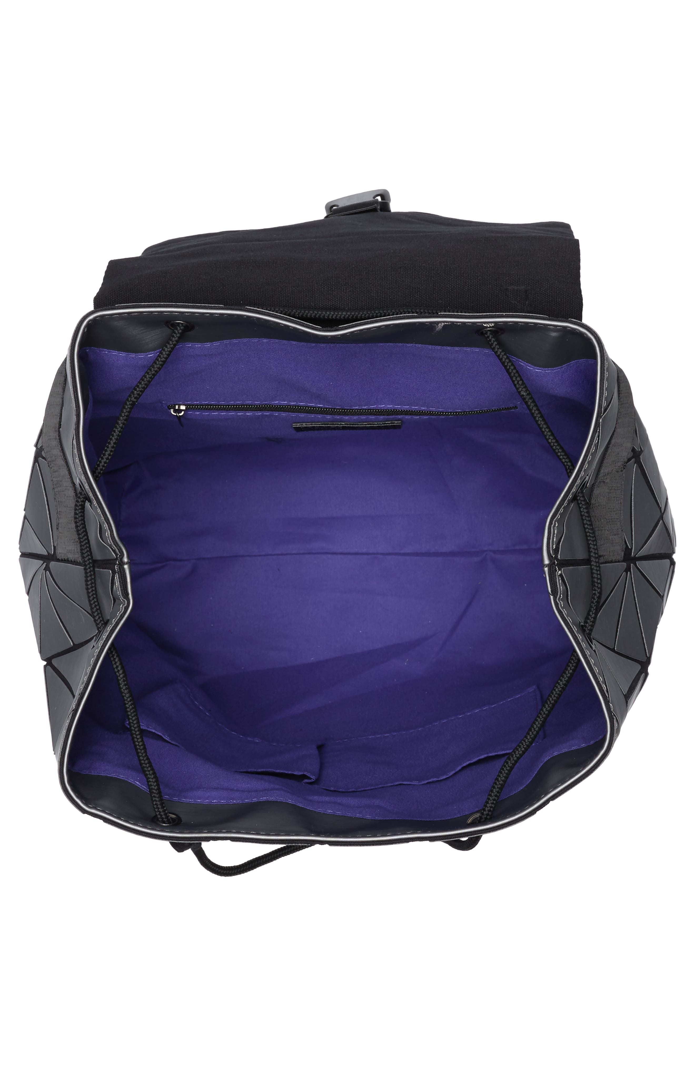 Slanted Triangle Backpack, Alternate, color, MATTE CHARCOAL