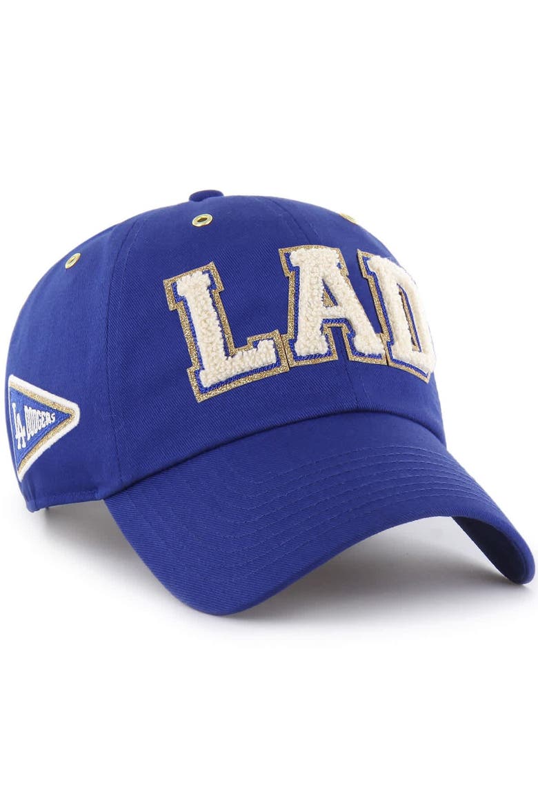 Men's '47 x Stoney Clover Lane Royal Los Angeles Dodgers Acro Charm Clean Up Adjustable Hat, Main, color, Royal