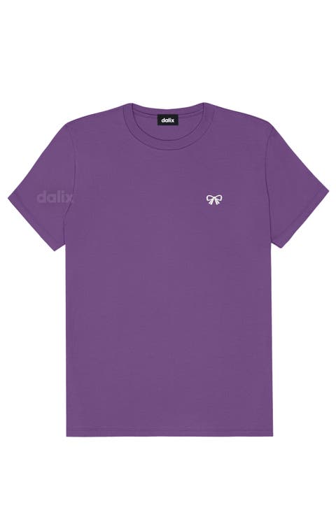 Womens Bow Jersey Tee