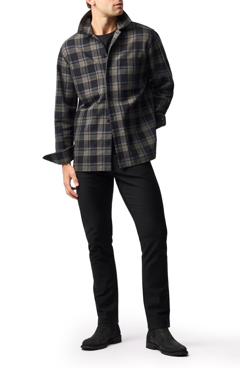 Rodd & Gunn Kingsland Plaid Cotton Overshirt, Alternate, color, Moss