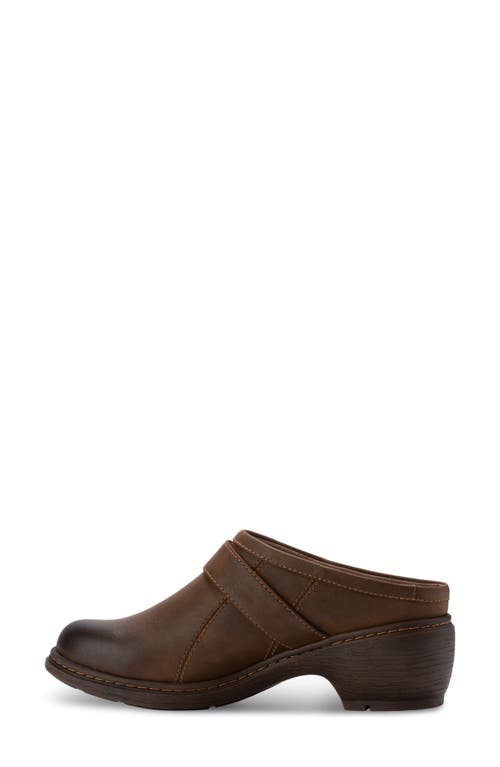 Shop Eastland Cameron Buckle Mule In Bomber Brown