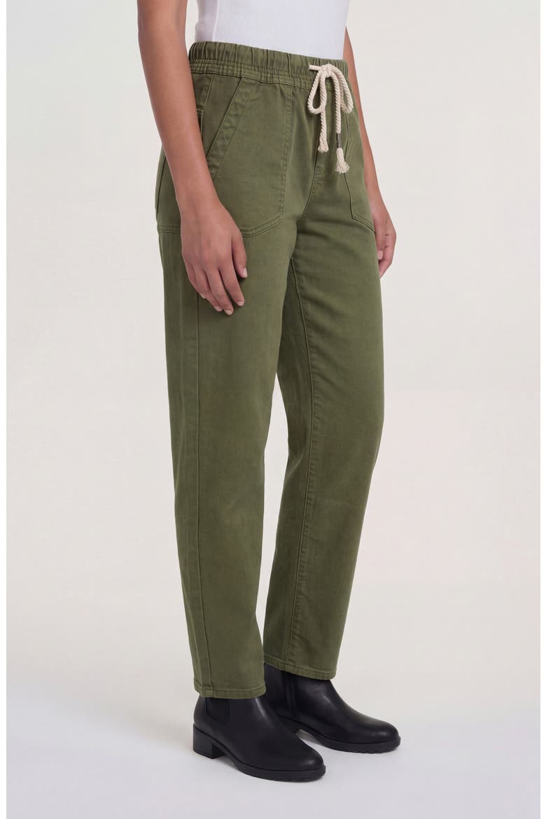 Stella High Rise Soft Barrel Pants, Alternate, color, OLIVE