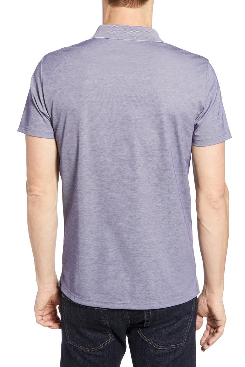 Casey Johnny Collar Polo, Alternate, color, COOL GRAPE
