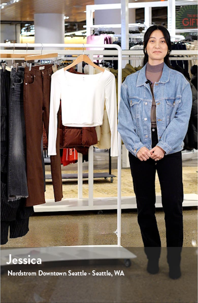 Deep Scoop Crop Top, sales video thumbnail