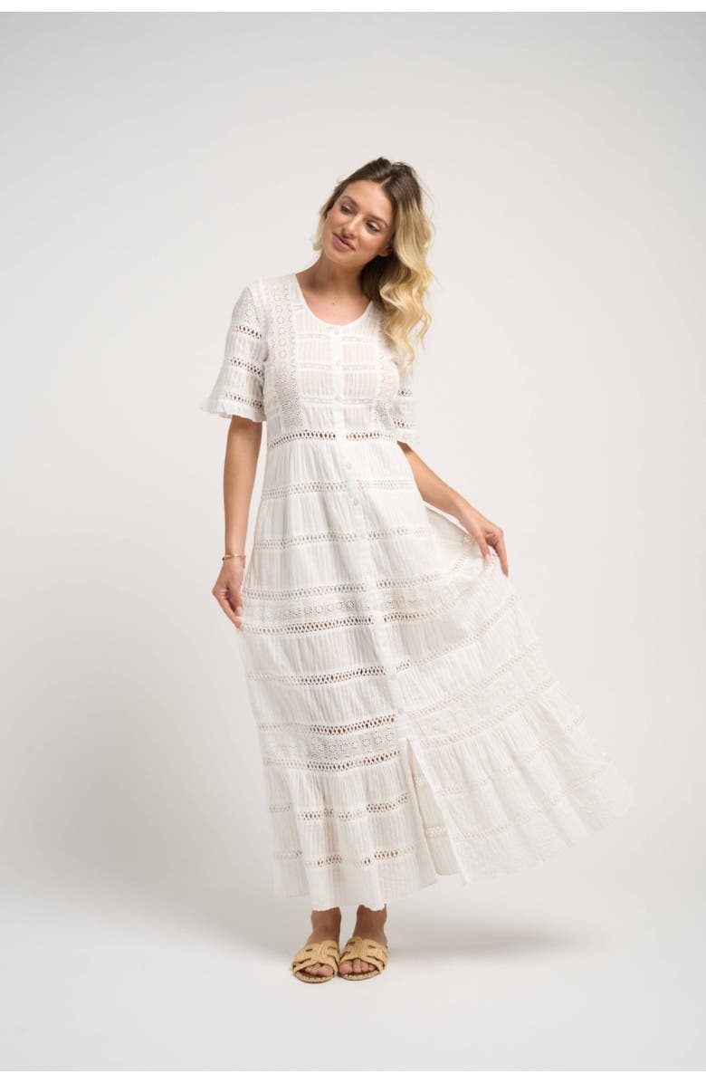 GUADALUPE DESIGN Julieta Dress, Alternate, color, White