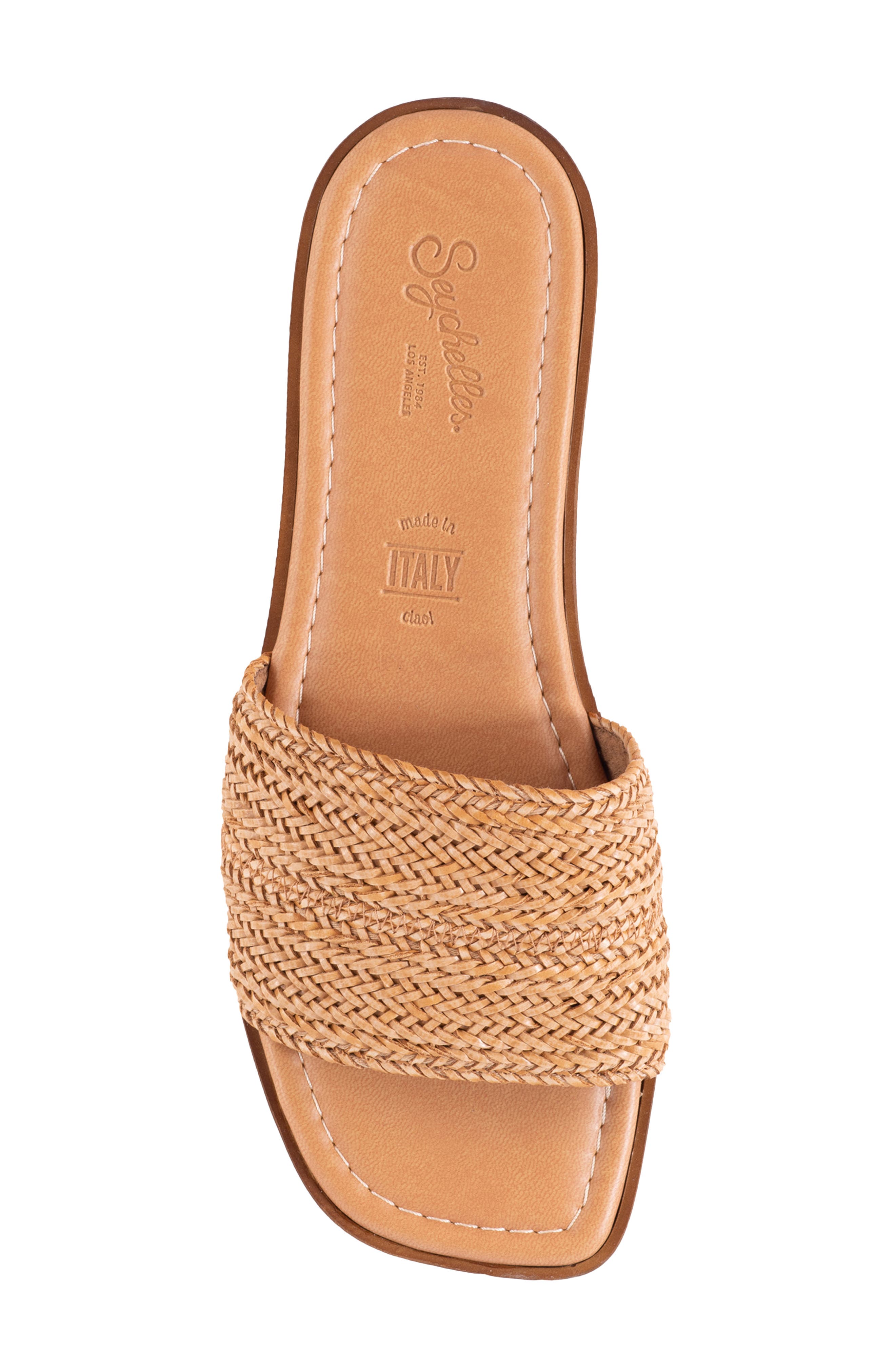 Seychelles Palms Perfection Slide Sandal, Alternate, color, Tan
