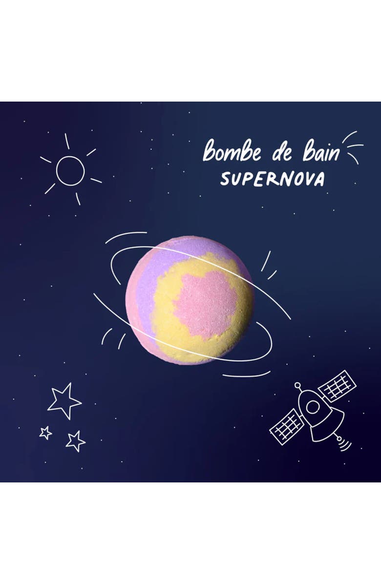 nailmatic Bath Bomb For Kids Galaxy, Alternate, color, Supernova Pink Yellow Purple