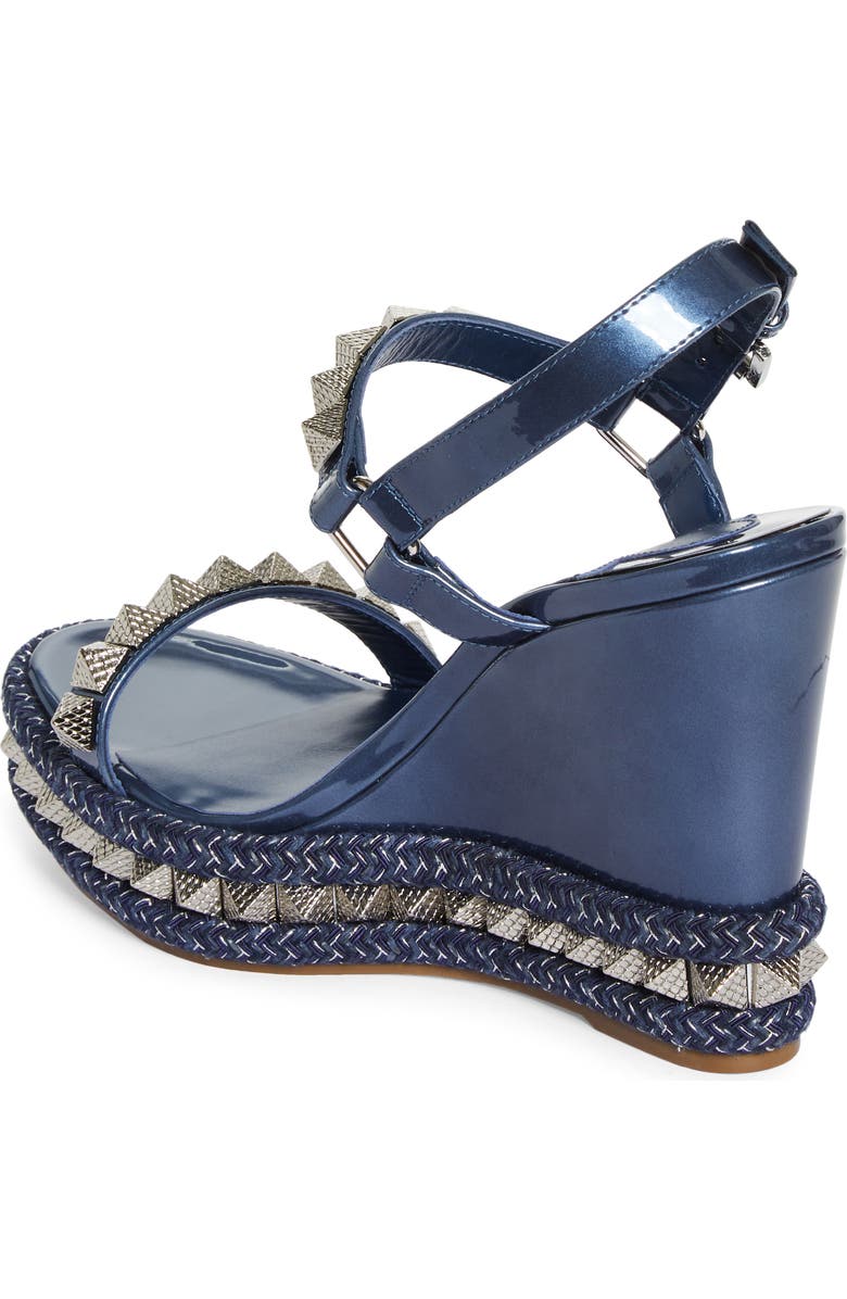 Christian Louboutin Pyraclou Espadrille Wedge Sandal, Alternate, color,