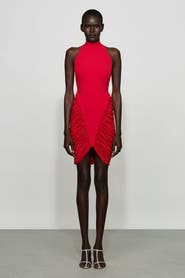Et Ochs Atticus Knit Combo Mini Dress