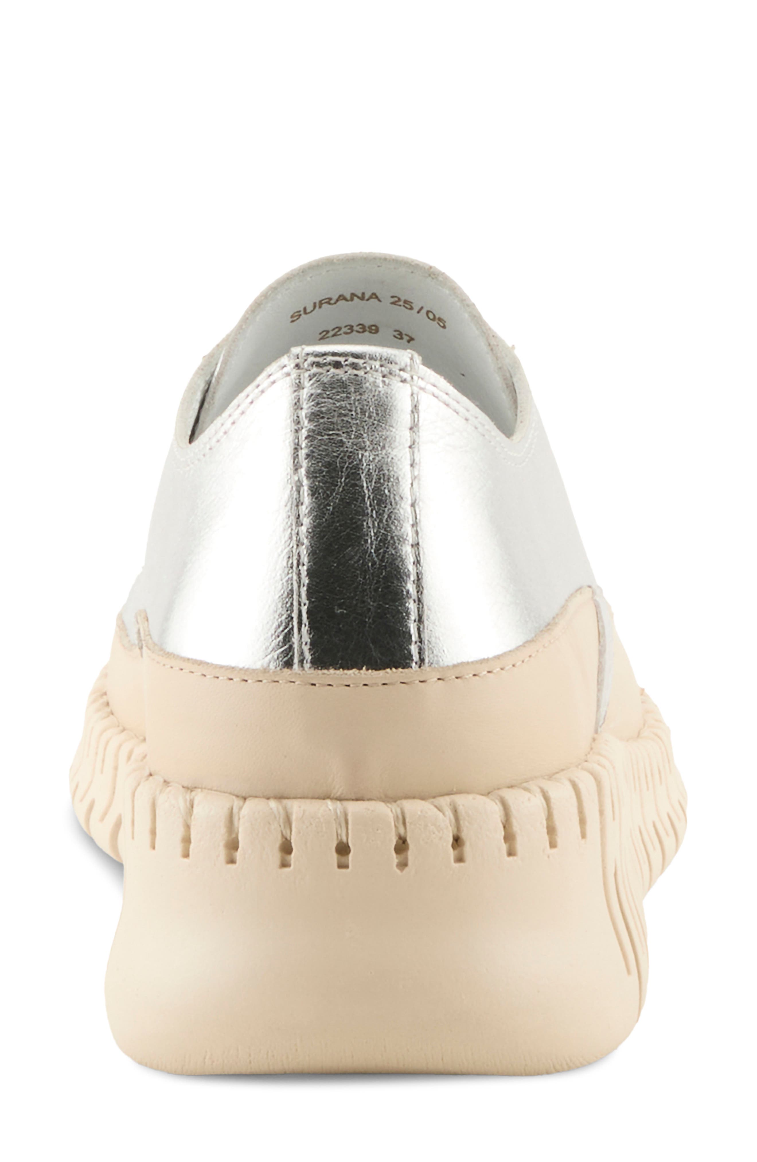 Spring Step Surana Sneaker, Alternate, color, Silver