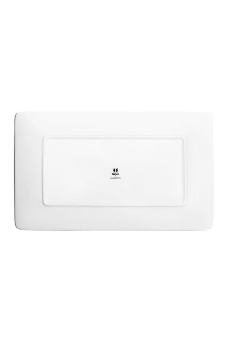 Belize Rectangular dish, Alternate, color, White