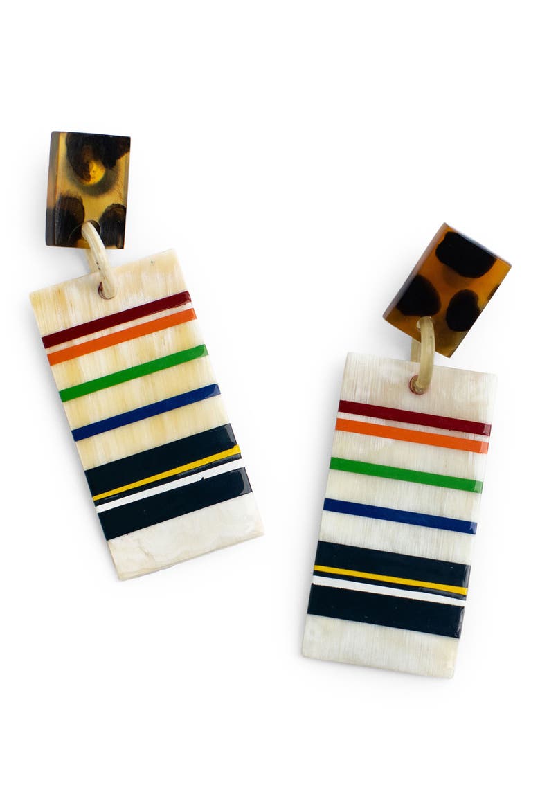 Starboard Cabana Drop Earrings, Main, color, MULTI