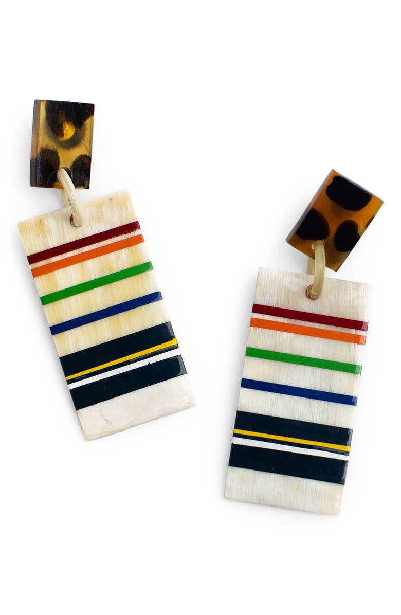 Sunshine Tienda Starboard Cabana Drop Earrings, Main, color, 