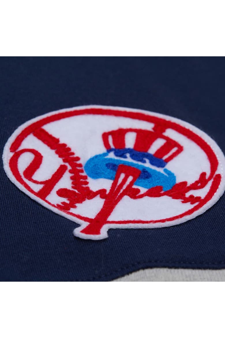 Men's Mitchell & Ness  Navy New York Yankees Wild Pitch Ringer T-Shirt, Alternate, color, Navy