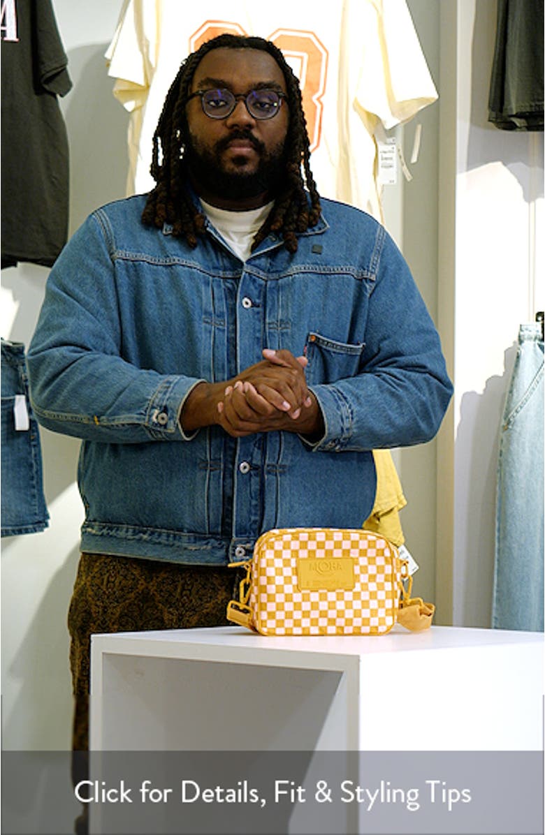 Le Tour Petite Check Water Resistant Tyvek<sup>®</sup> Crossbody Bag, sales video thumbnail