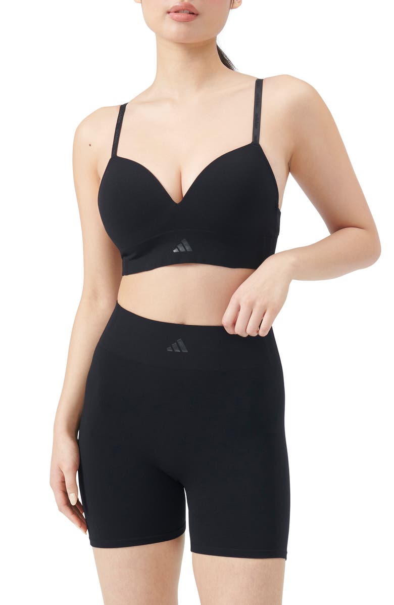 adidas Originals Smoothing High Waist Boxer Briefs, Alternate, color, Black