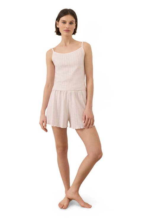 Organic Cotton Pointelle Cami
