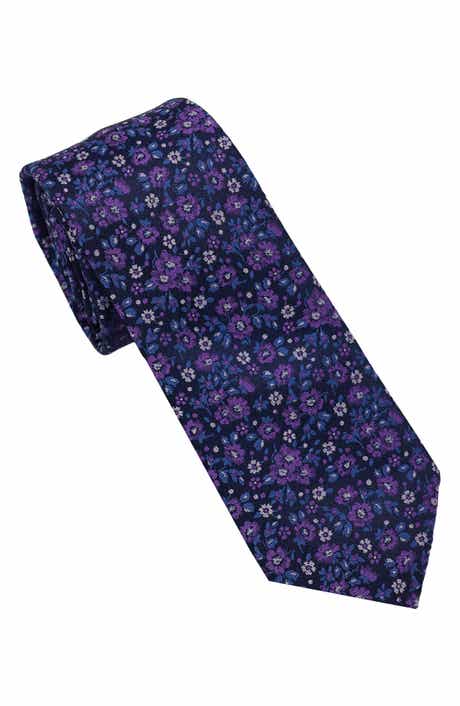 Ben Sherman Floral Jacquard Slim Tie