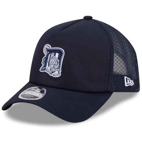 Men's New Era Navy Detroit Tigers 2026 Batting Practice Alternate Apex 9FORTY Adjustable Hat