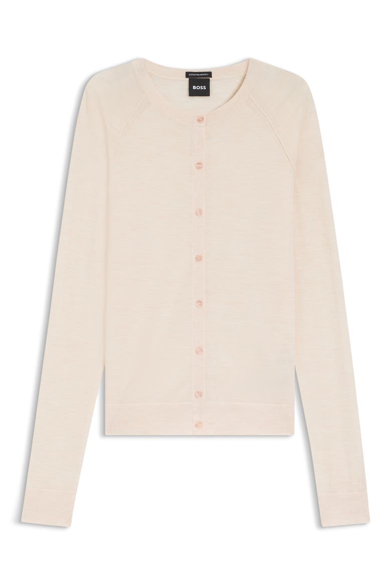 Fonami Merino Wool Cardigan, Alternate, color, SOFT PEARL