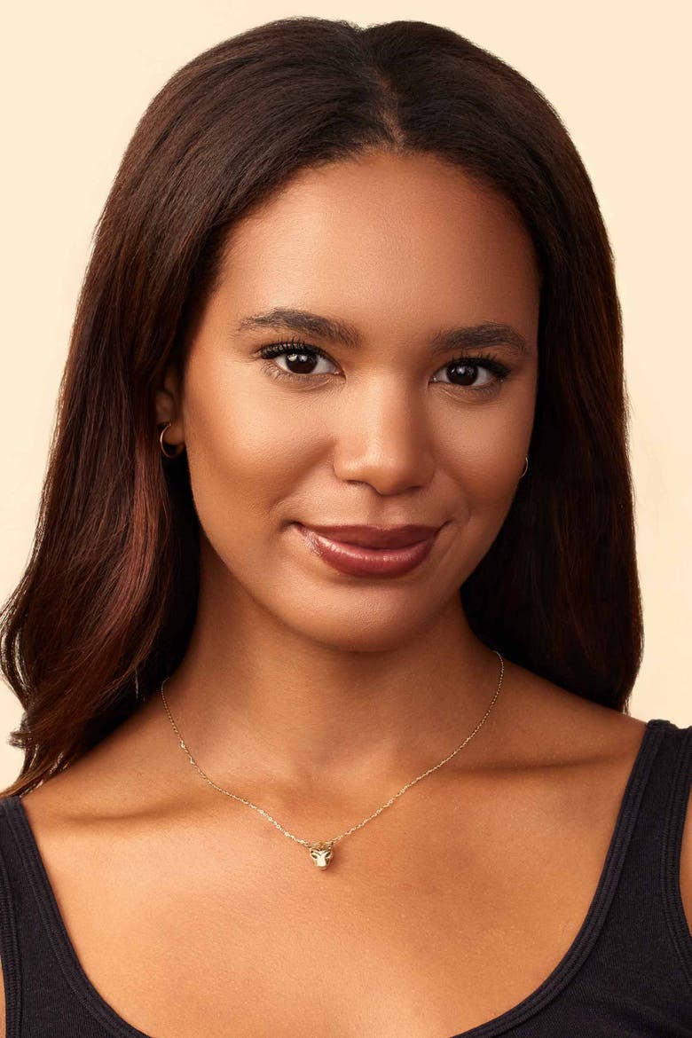 14K Gold Majestic Panther Pendant Necklace, Alternate, color, Yellow Gold