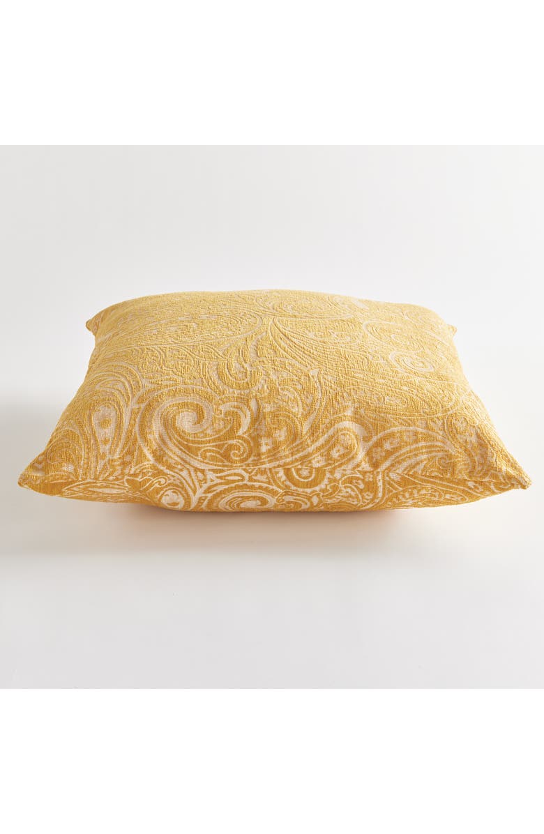 Napa Home & Garden Yara Square Indoor or Outdoor Throw Pillow, 24" x 24", Alternate, color, Yellow