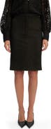 Bardot Phenix Faux Suede Pencil Skirt