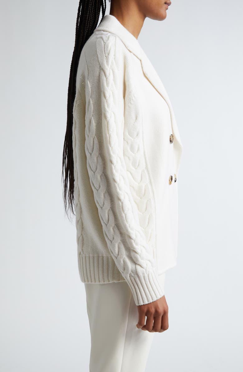 Max Mara Micio Double Breasted Wool & Cashmere Cardigan, Alternate, color, 