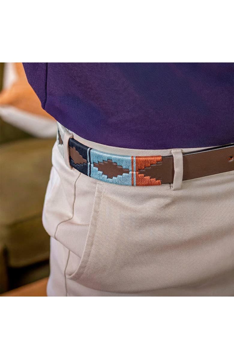 pampeano Orilla Belt, Alternate, color, Brown/Burnt Orange/Cream