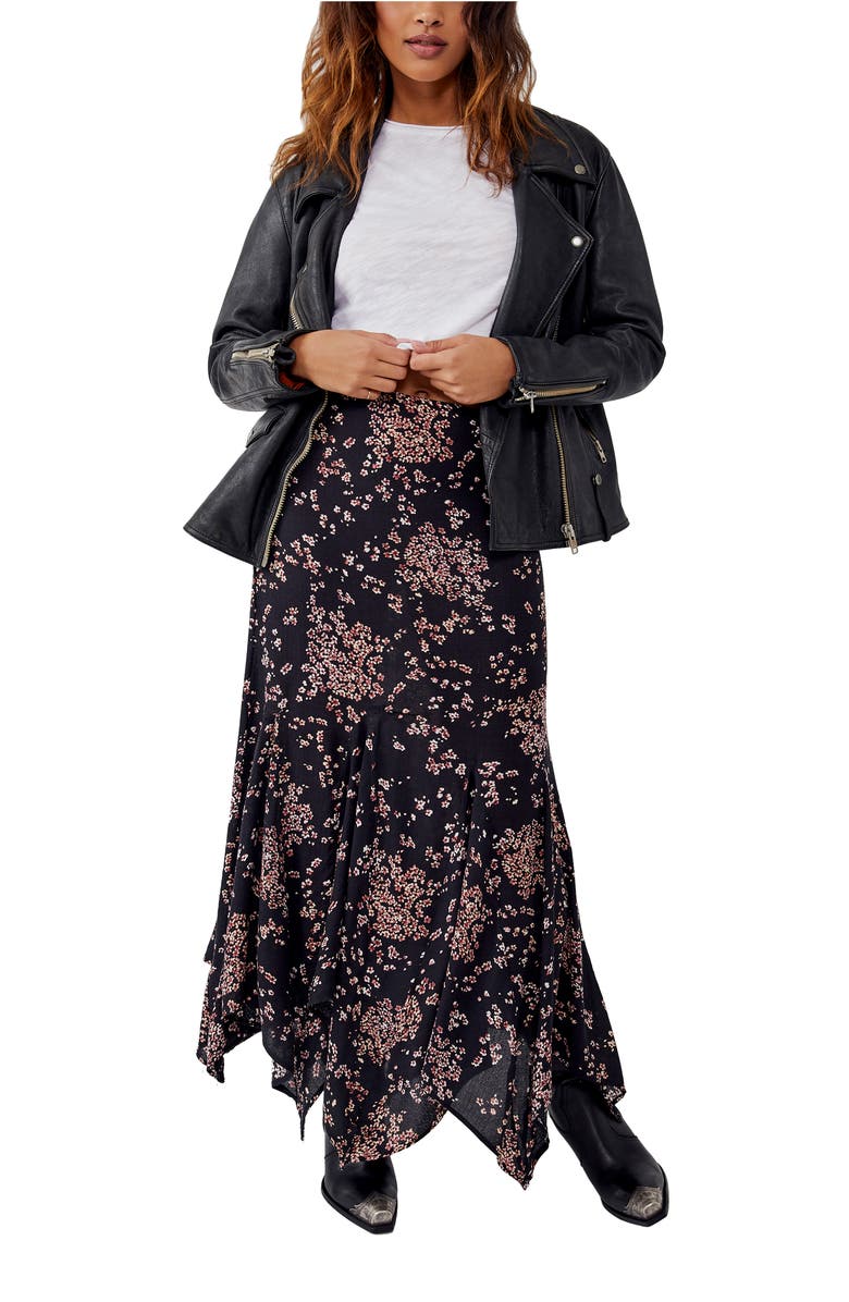 Free People Backseat Glamour Maxi Skirt, Alternate, color,