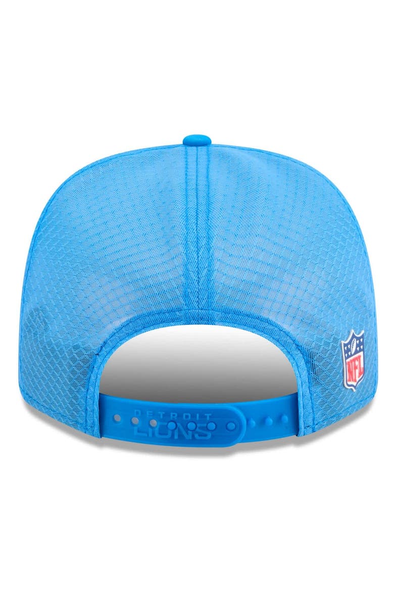 Men's New Era Blue Detroit Lions 2025 Sideline  9SEVENTY Trucker Adjustable Hat, Alternate, color, Blue