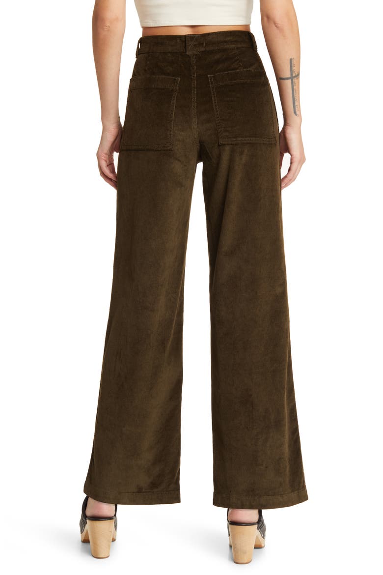 Emmett 2.0 Wide Leg Corduroy Pants, Alternate, color, EXPEDITION GREEN