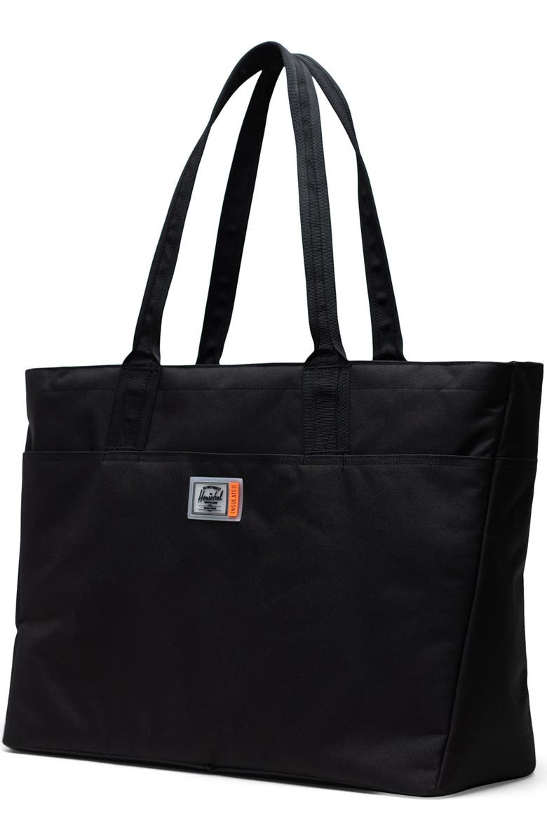 Herschel Supply Co. Alexander Insulated Recycled Polyester Zip Tote and Bottle Holder, Alternate, color,