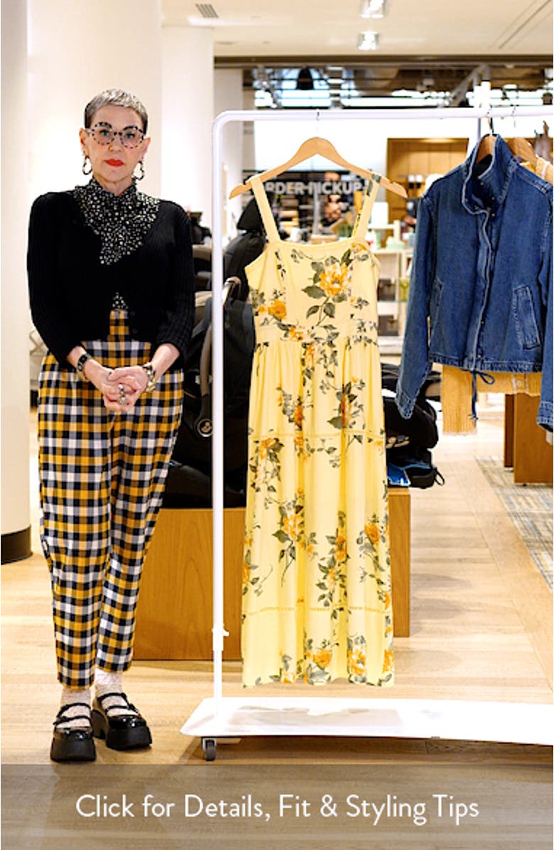 Floral Ladder Stitch Embroidery Sundress, sales video thumbnail