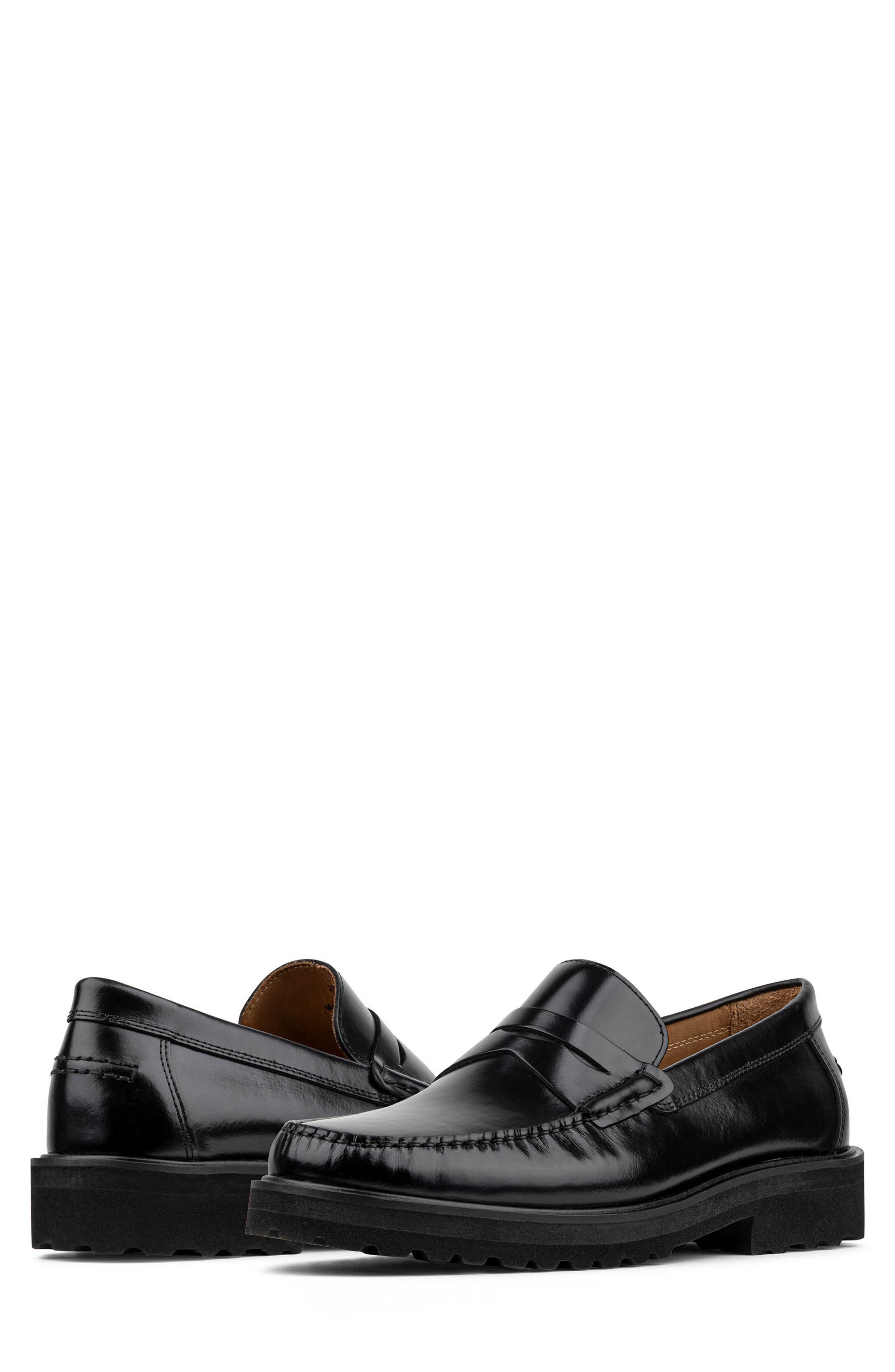 Donald Pliner Judd Penny Loafer, Alternate, color, Black