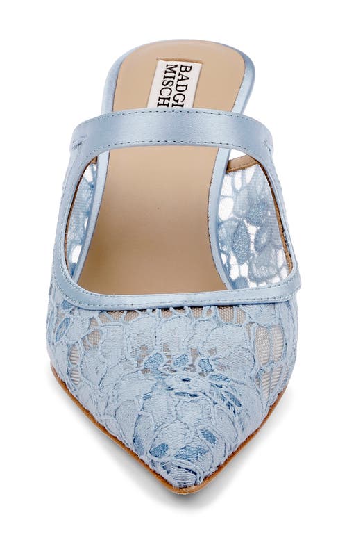 Badgley Mischka Oaklyn Cutout Mule In Blue