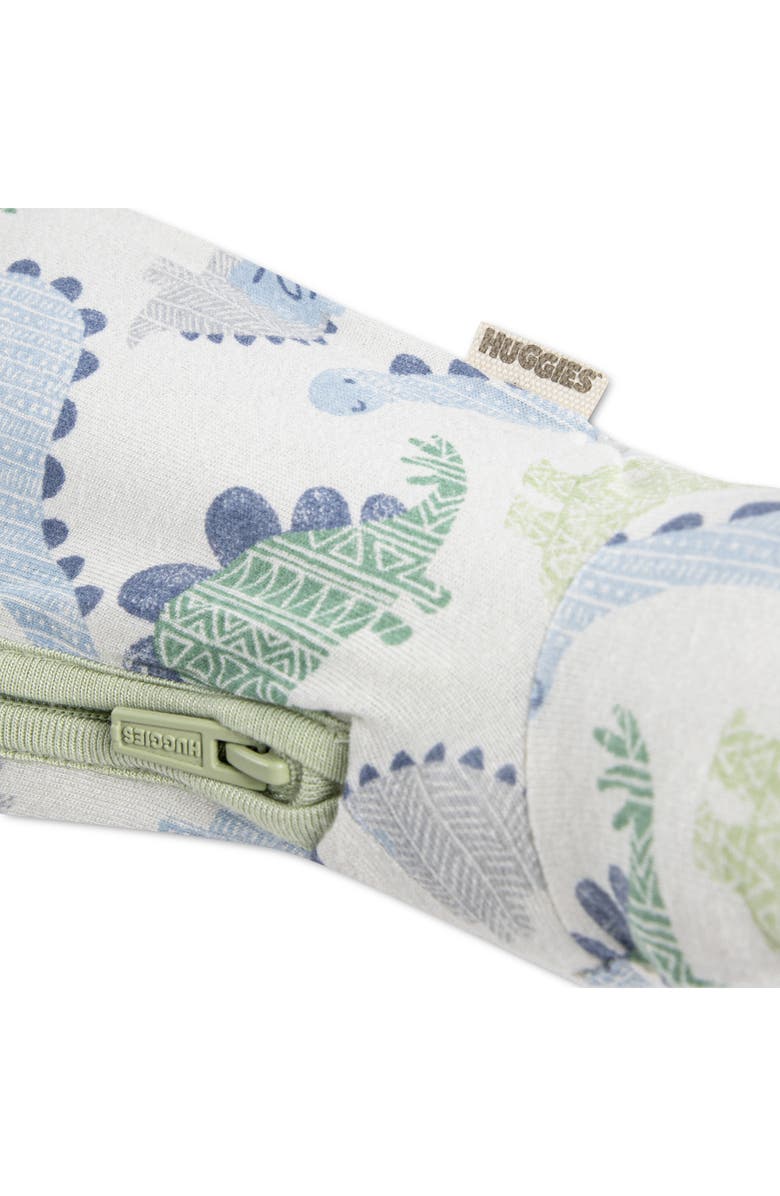 Huggies 2-Pack Stretch Viscose Footies, Alternate, color, Celadon Green