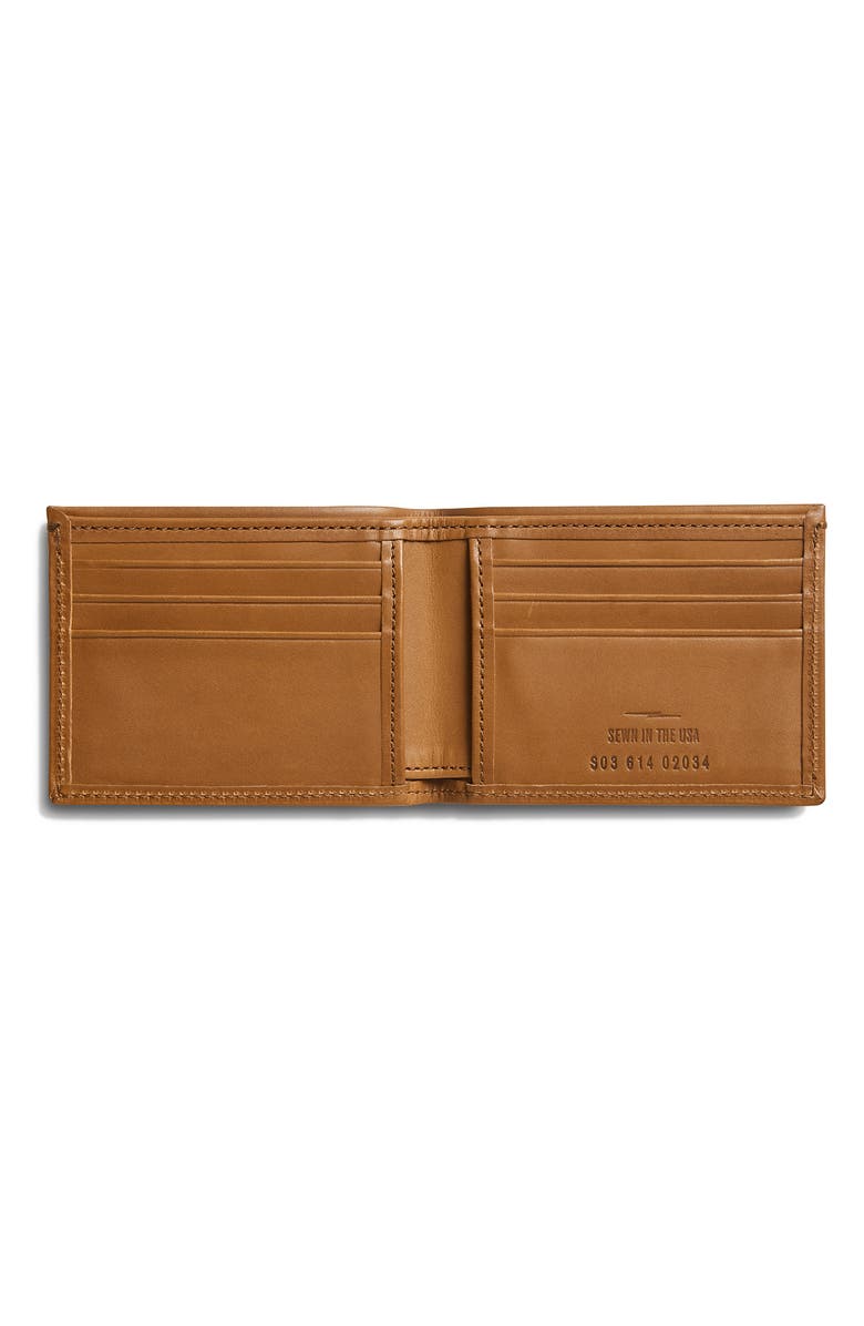 Shinola Slim Bifold Wallet, Alternate, color, Tan