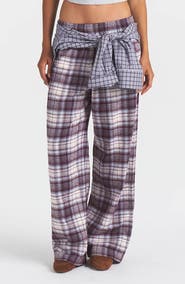 SKIMS Oversized Flannel Sleep Pants