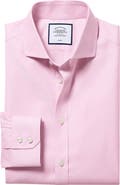 Charles Tyrwhitt Non-Iron Twill Cutaway Slim Fit Shirt Double Cuff